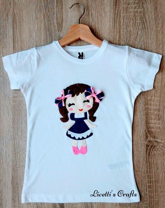 camiseta personalizada niña