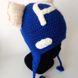 Gorro lana alpaca hecho a mano capitán america
