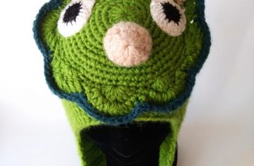 Gorro lana alpaca artesanal dinosaurio