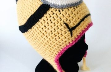 gorro lana alpaca hecho a mano minion