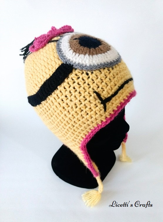 gorro lana alpaca minion