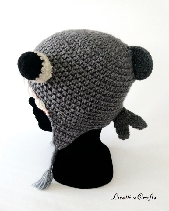 Gorro lana alpaca pez