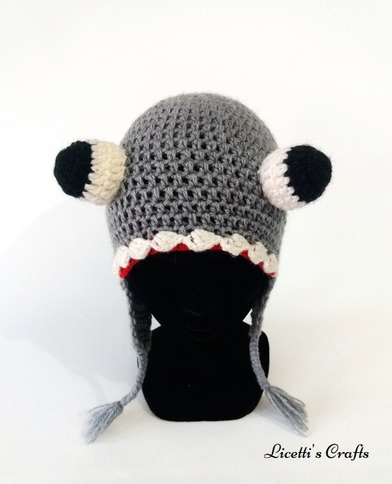 Gorro lana alpaca pez
