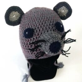 Gorro lana alpaca artesanal ratón