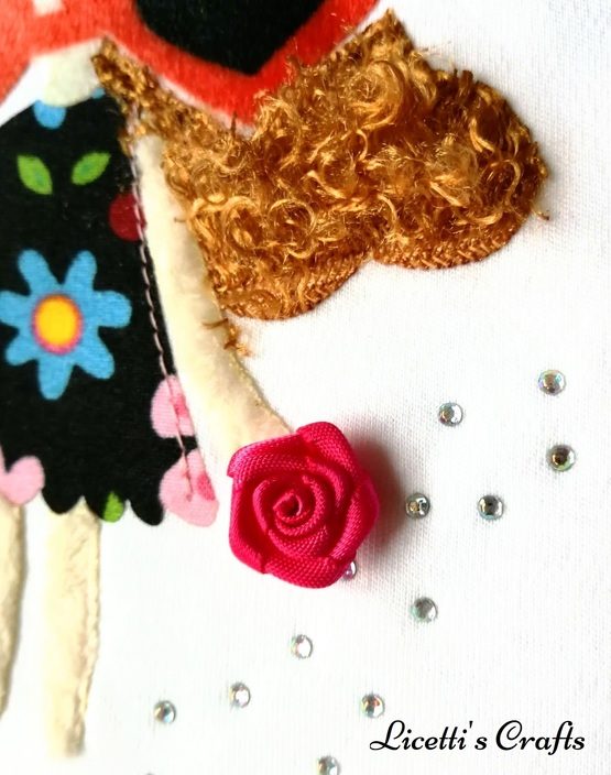detalle flor camiseta Emily