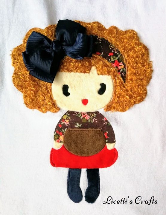 detalle muñeca camiseta niña new sofia