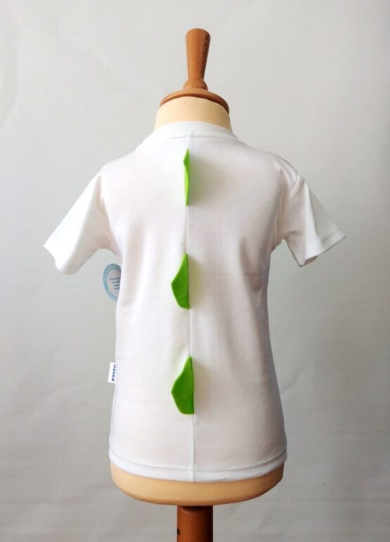 Camiseta dinosaurio relieve "King blanco" - Imagen 3