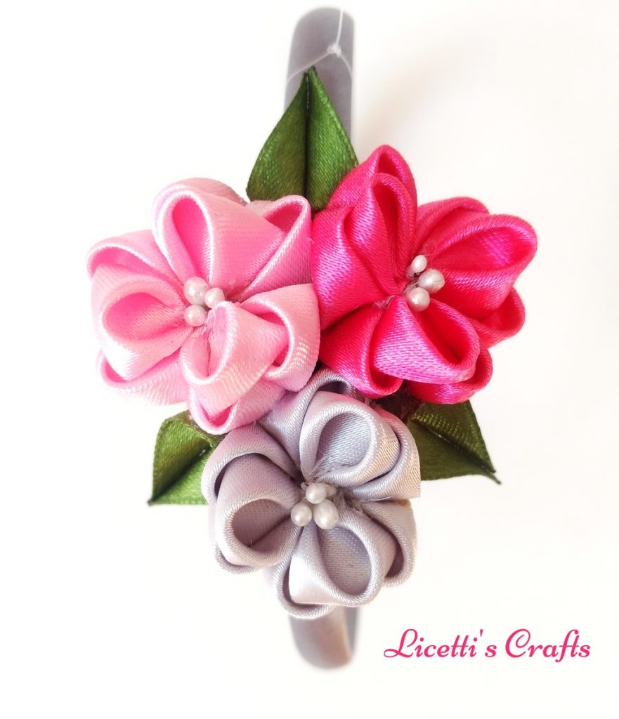 Nuevas Diademas hecha a mano flores rosas