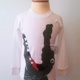 Camiseta manga larga pima cocodrilo