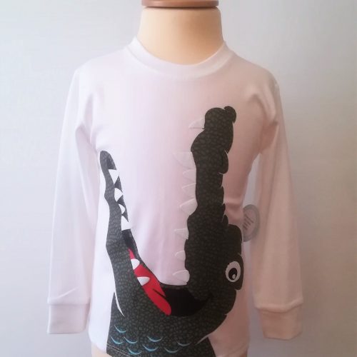 Camiseta manga larga pima cocodrilo