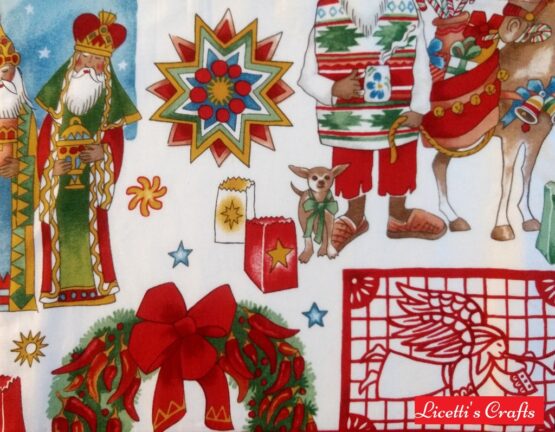Mochila de cuerdas "Dulce navidad". - Imagen 2