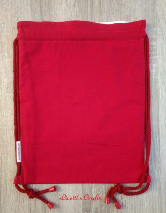 Mochila de cuerdas "Dulce navidad". - Imagen 4