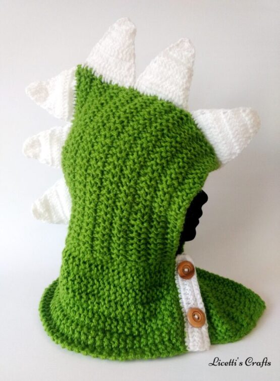 Gorro lana alpaca púas de dragón - Imagen 2