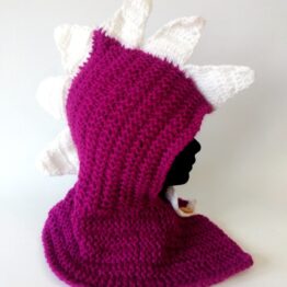 Gorro lana alpaca púas de dragón