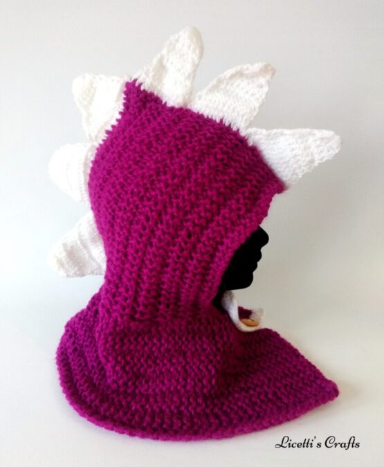 Gorro lana alpaca púas de dragón