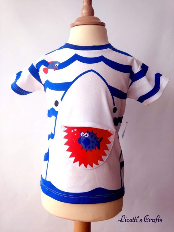 Camiseta manga corta "Tiburón blanco" - Imagen 2