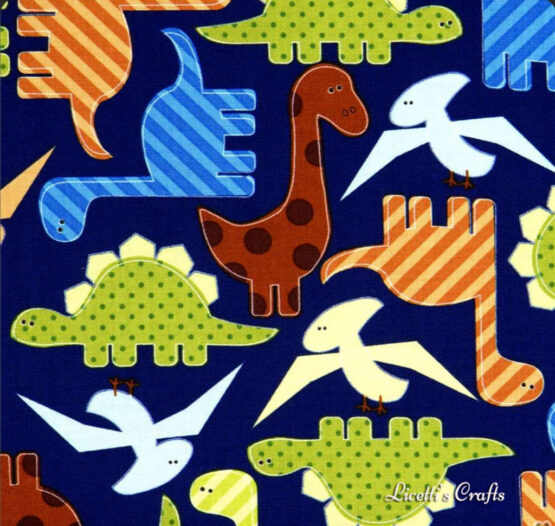 Mochila de tela con cordones "Dinosaurios textu - Imagen 2