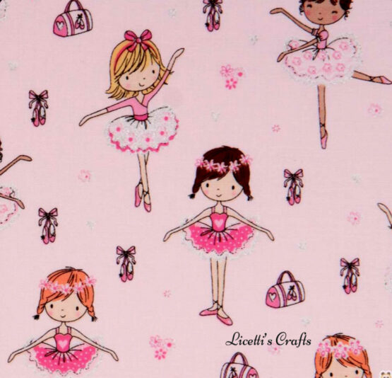 Bolsa Almuerzo infantil "Bailarina purpurina" - Imagen 2