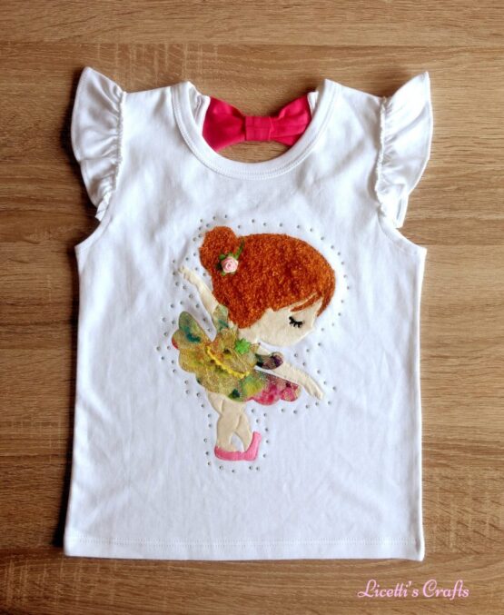 Camiseta volantes en pima cotton - "Isabella"