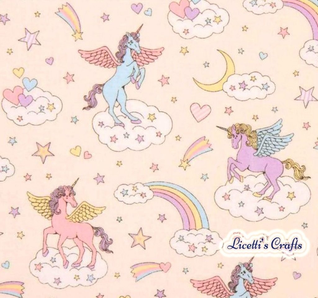 tejido algodón unicornio fondo crudo