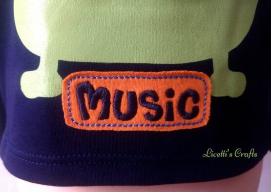 Camiseta manga larga "Monstruo musical" - Imagen 4