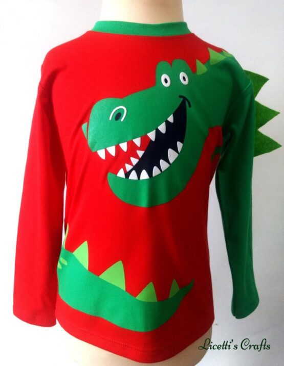 Camiseta manga larga "Dino cresta"