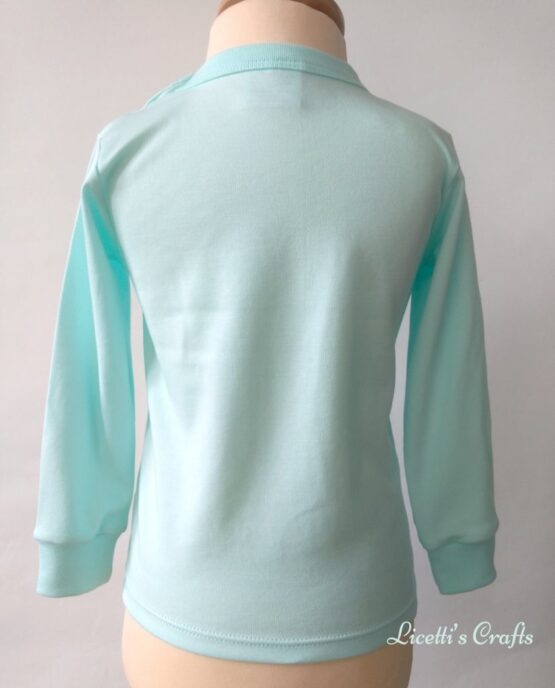 espalda camiseta bebé algodón pima