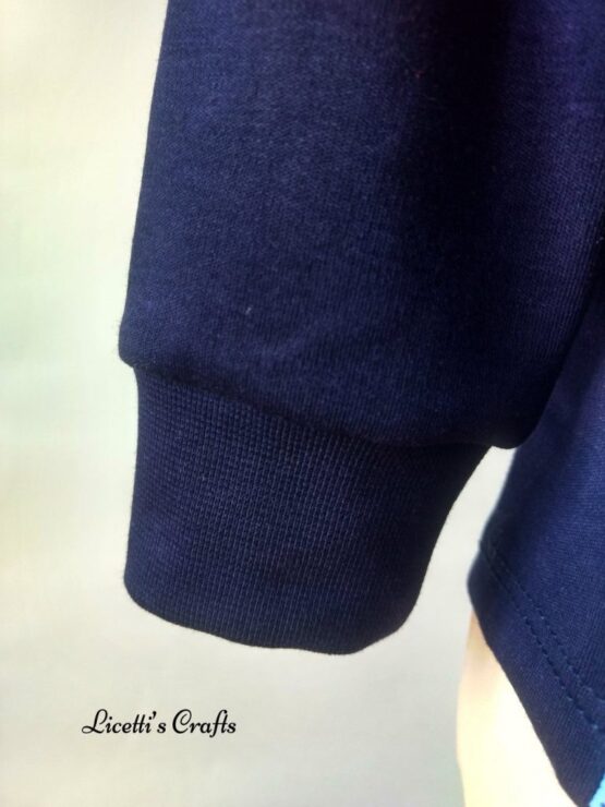 detalle puño camiseta infantil algodón pima
