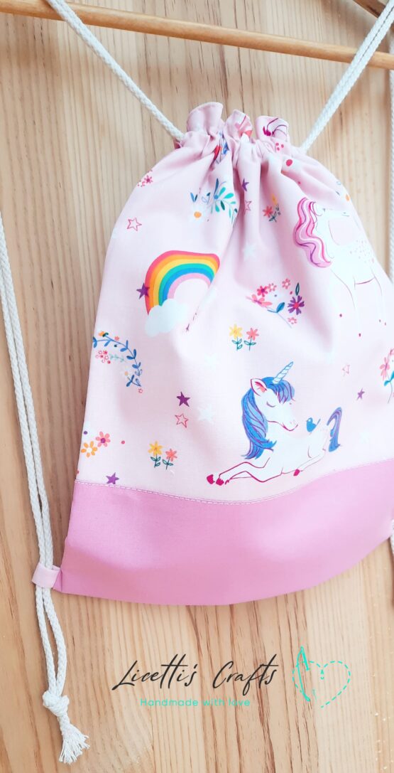 Mochila de cuerdas "Unicornio grande" - Imagen 2