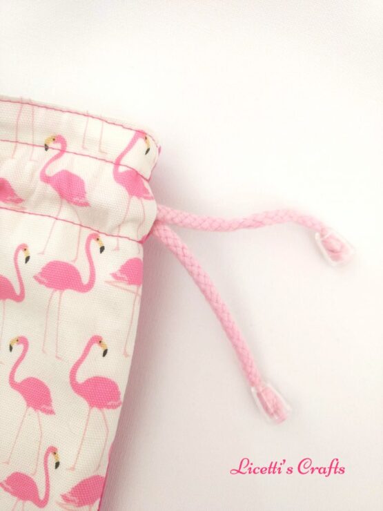 Bolsa merienda infantil "Flamencos rosas" - Imagen 3