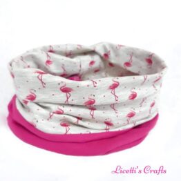 Braga de cuello "Flamenco fucsia"