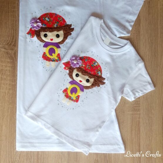 Camiseta customizada para niña "Martina Red" - Imagen 4