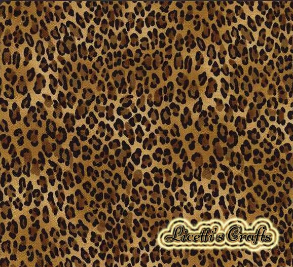 tejido algodón animal print guepardo