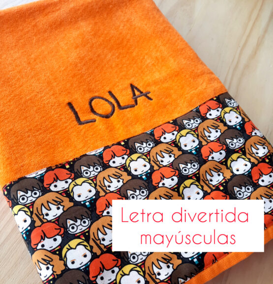 Toalla harry potter naranja