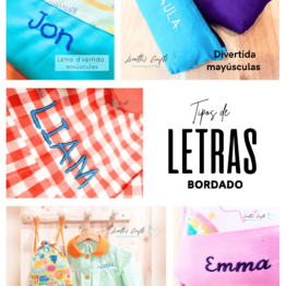 Nombre bordado personalizado