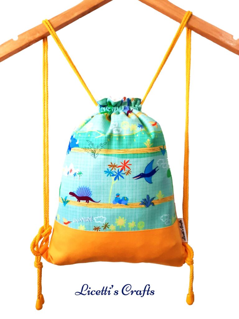 mochila cuerdas infantil dinosaurio jurásico