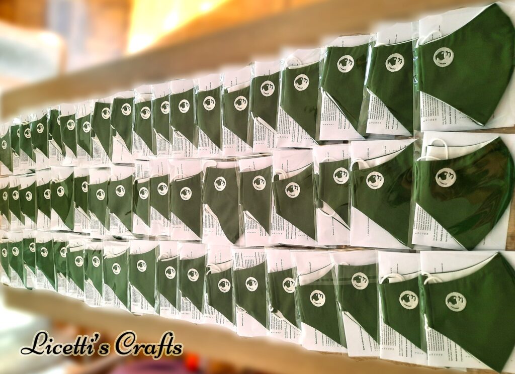 precios especiales mascarillas higienicas personalizadas logo bordado