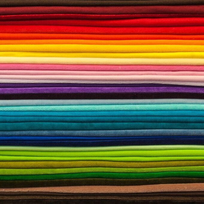 Surtido tejidos para encargos personalizados textil