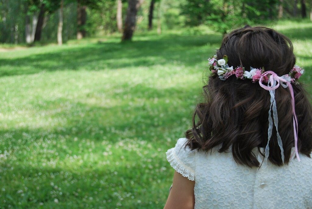 diadema comunion niña