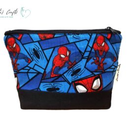 neceser spiderman hecho a mano