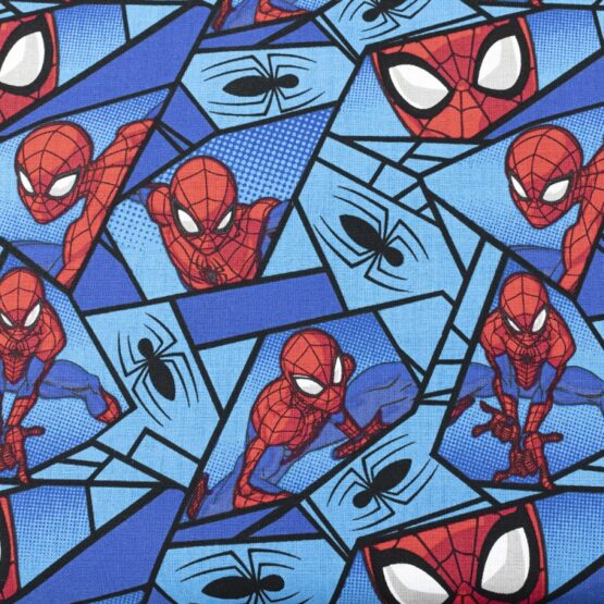 tela spiderman viñetas telaraña