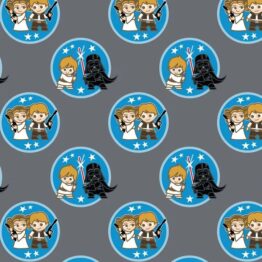 tela star wars personajes kawaii