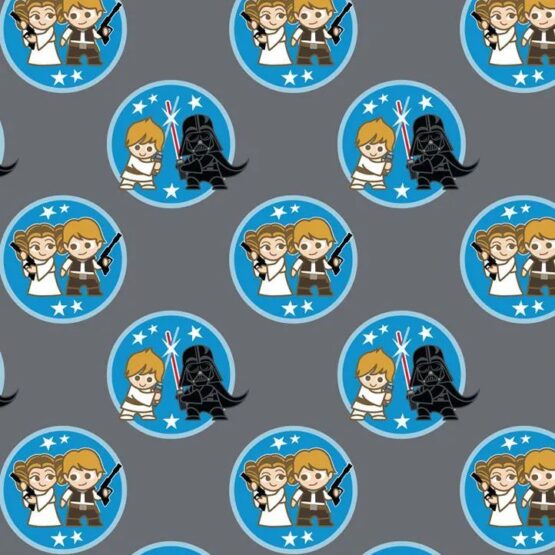 tela star wars personajes kawaii