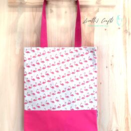 Bolsa tote bag flamenco fucsia