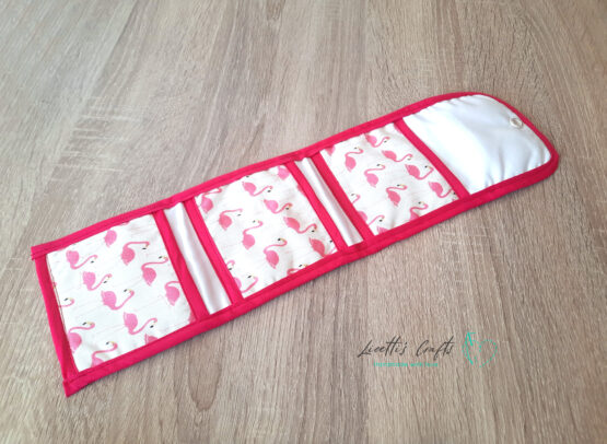 Estuche porta salvaslip flamenco rosa