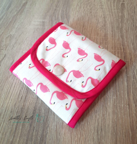 Neceser porta compresas flamenco rosa