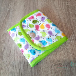 Neceser porta compresas pajaros multicolor