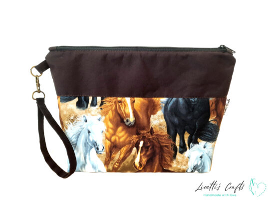 Clutch bolso de mano caballos
