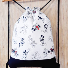 Mochila grande Mickey y minnie Mouse