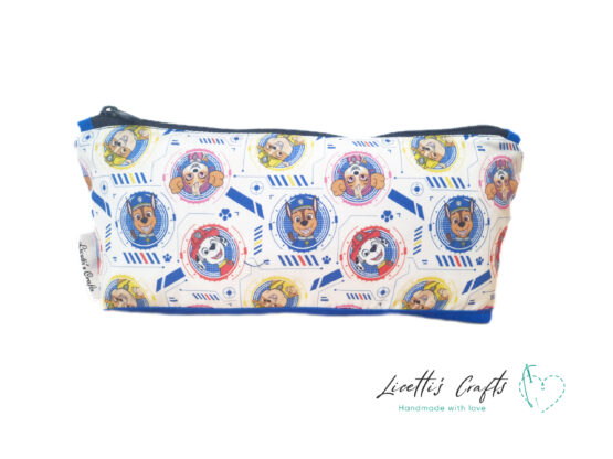 estuche neceser patrulla canina azul